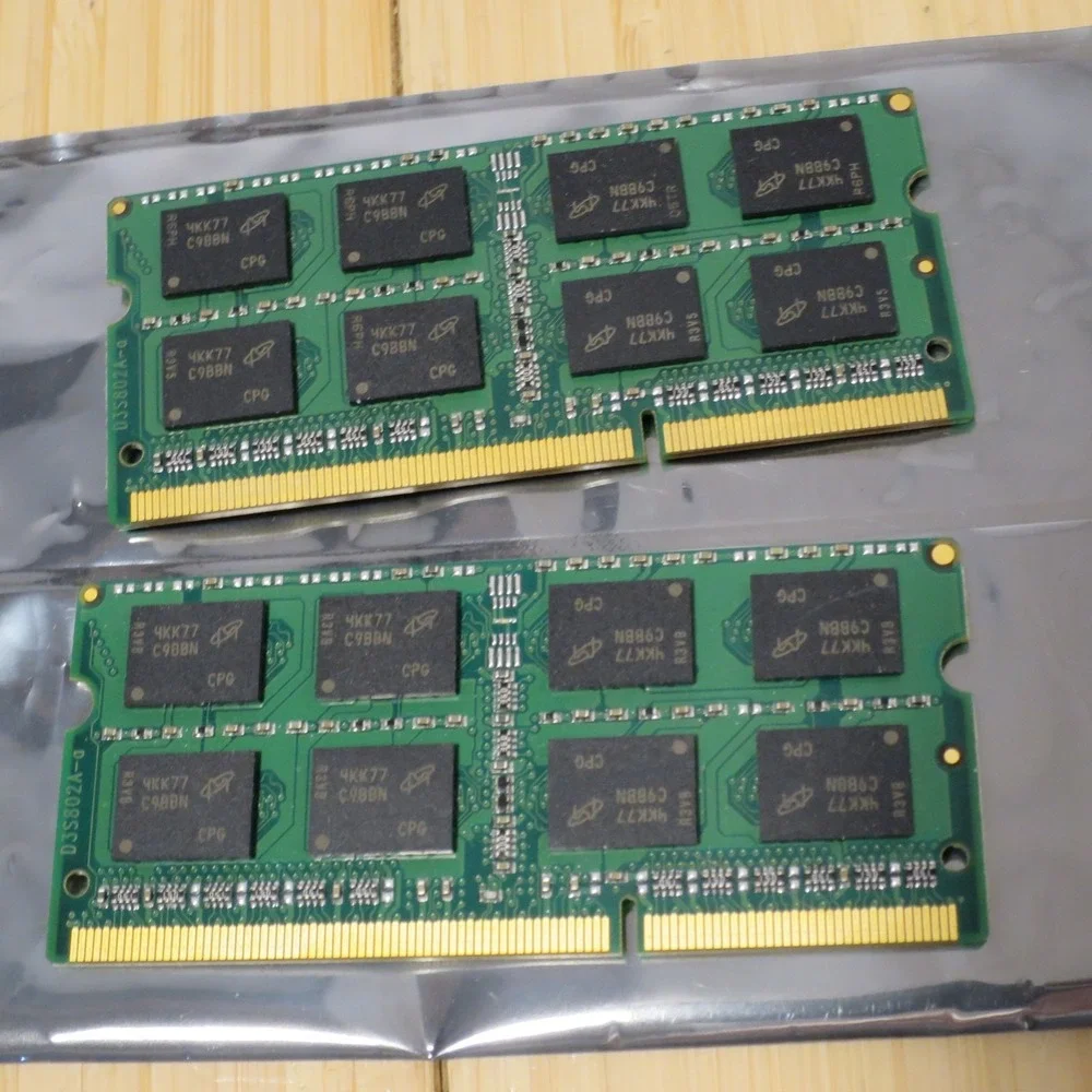 (2x) CT51264BF160B.C16FKR CRUCIAL LAPTOP MEMORY 4GB DDR3 PC3-12800 (8GB total)